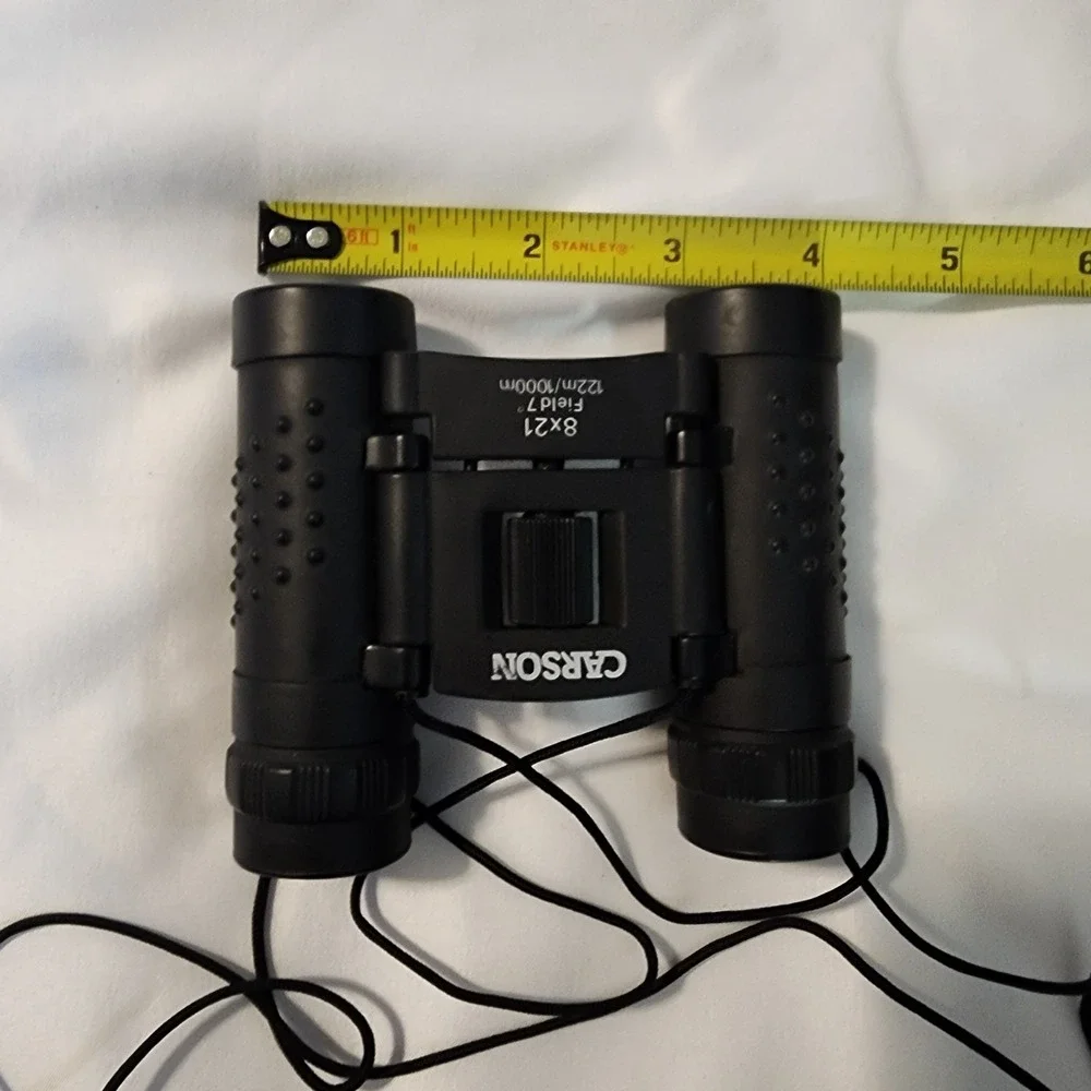 Carson Binoculars 8x21 Field 7 392FT‎ At 1000 Yards With Soft Case